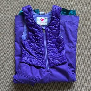 Obermeyer girls size 6 ski pants with bib